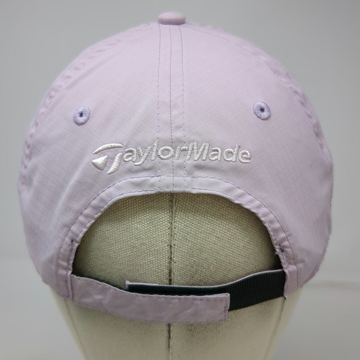 TaylorMade Baseball Cap Purple One Size Hat Polyester Strapback Embroidered Golf
