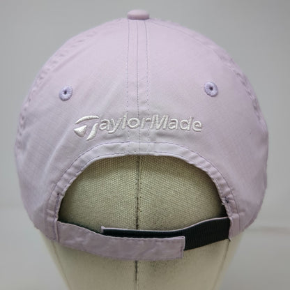 TaylorMade Baseball Cap Purple One Size Hat Polyester Strapback Embroidered Golf