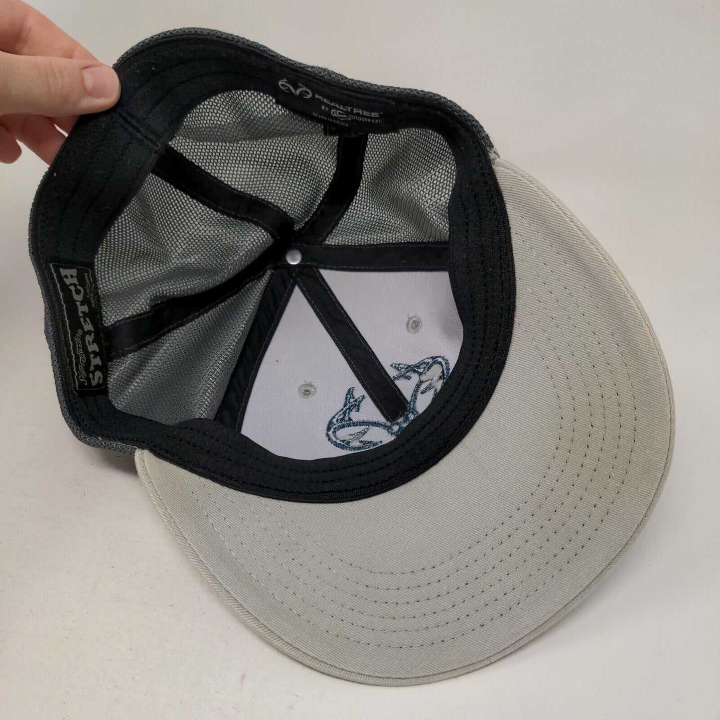Realtree Fishing Trucker Hat Multicolor L/XL Signature Stretch Mesh Back