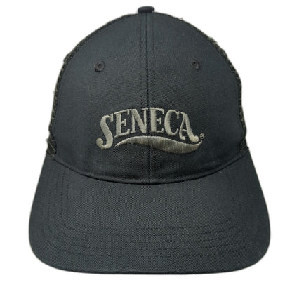 Carhartt Seneca Foods Black Trucker Hat One Size Mesh Snapback Corporate Logo