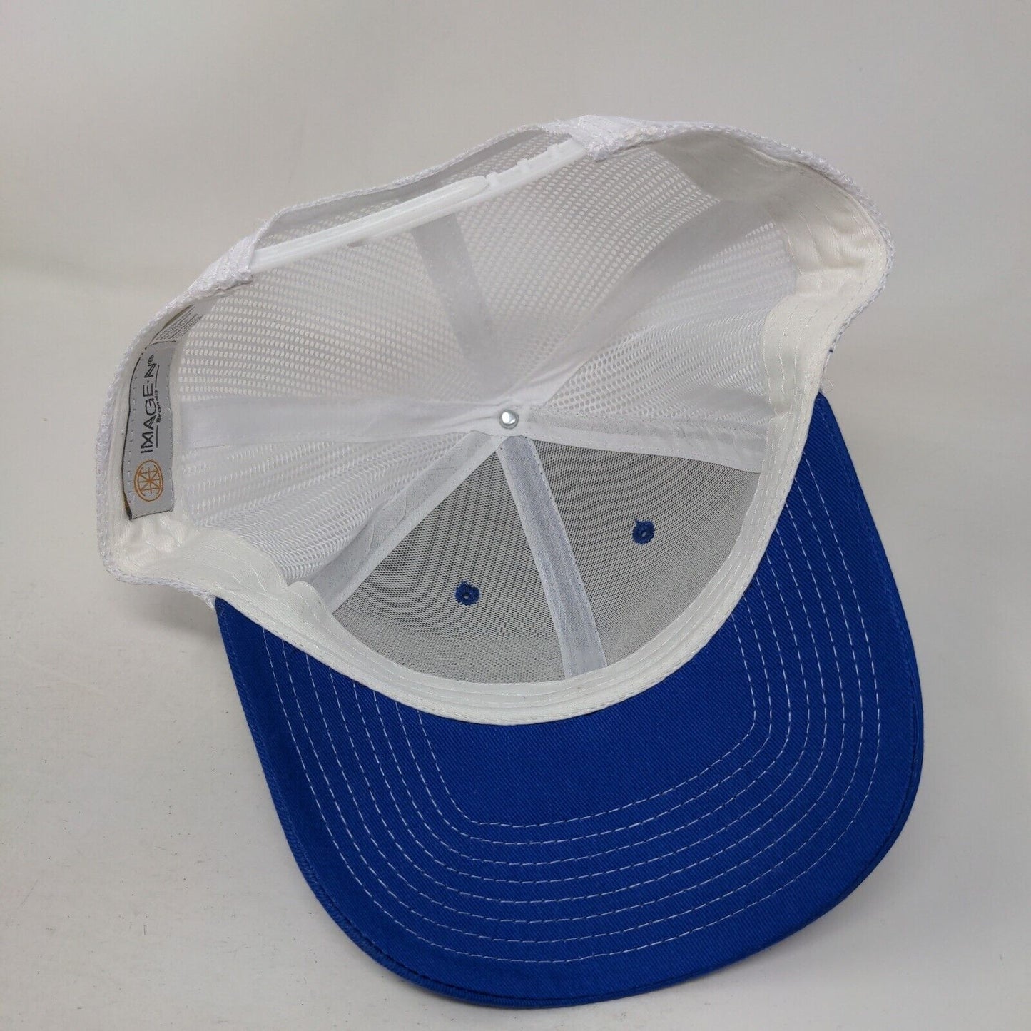 The Village at Gainesville Snapback Mesh Back Trucker Hat Blue OSFA