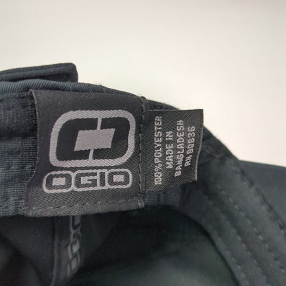 OGIO Baseball Cap Black One Size Polyester Slideback Hat Curved Brim Logo