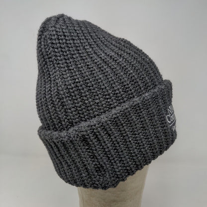 NVA Compassion First Hospital Men's Knit Beanie Hat Cap Gray Embroidered Logo