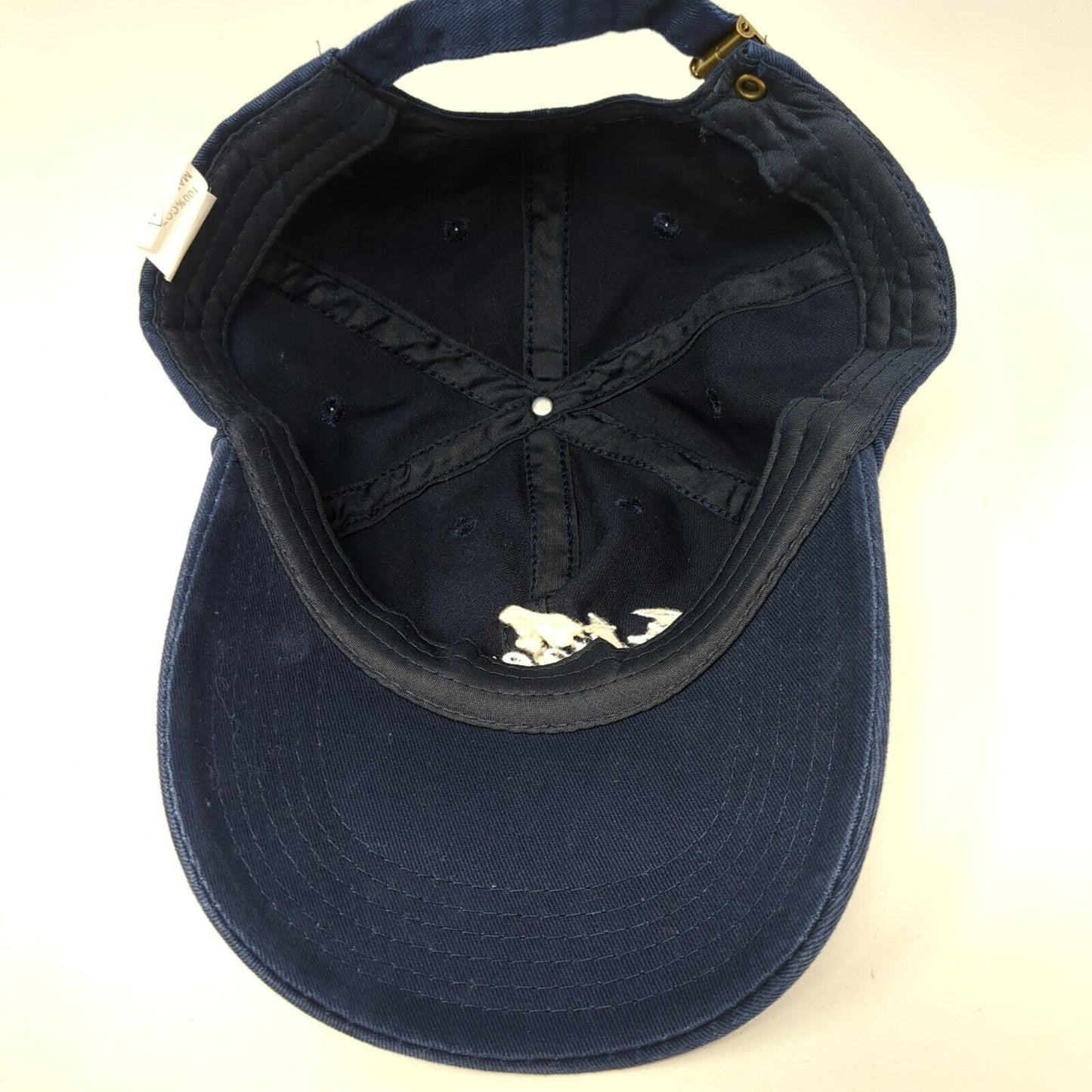 Future Mrs. Slideback Hat Blue One Size Solid Adjustable Embroidered