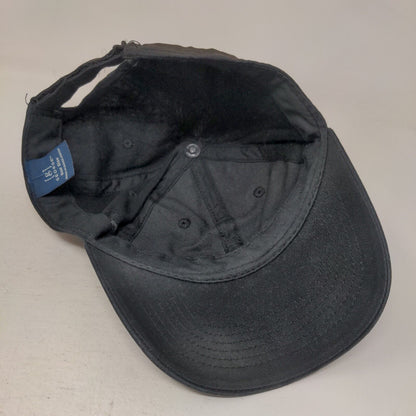 Quality Cuts Barber Shop Strapback Hat Black One Size Adjustable 6 Panel George