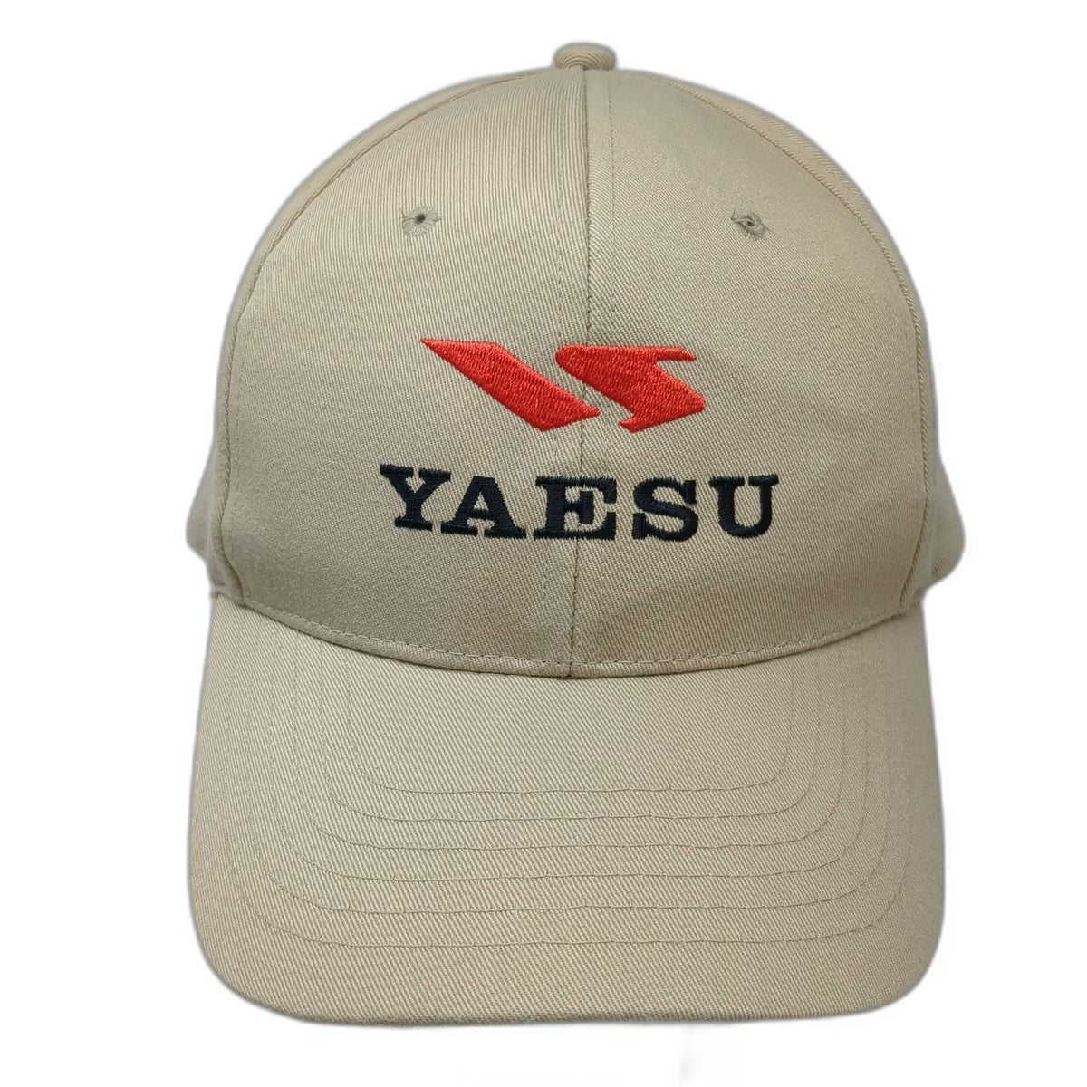Yaesu Snapback Beige One Size Embroidered Logo Radio Amateur Ham Adjustable Hat