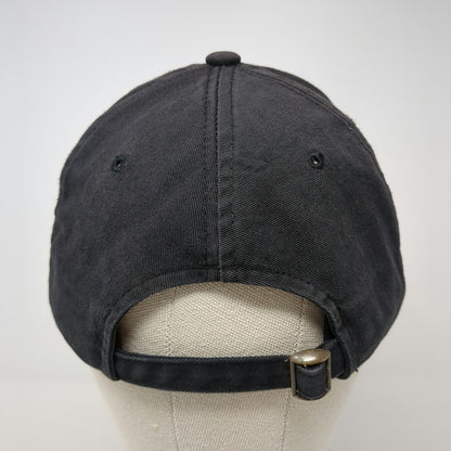 Washington State Cougars NCAA Sportsman Black Cap OSFM Slideback WSU 1890 Hat