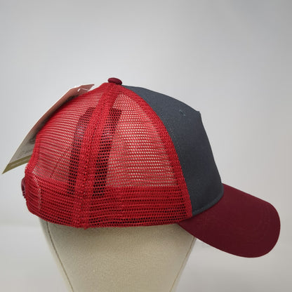 Rab Trucker Hat Red One Size Mesh Back Snapback Logo Outdoor Hiking Mountaineer