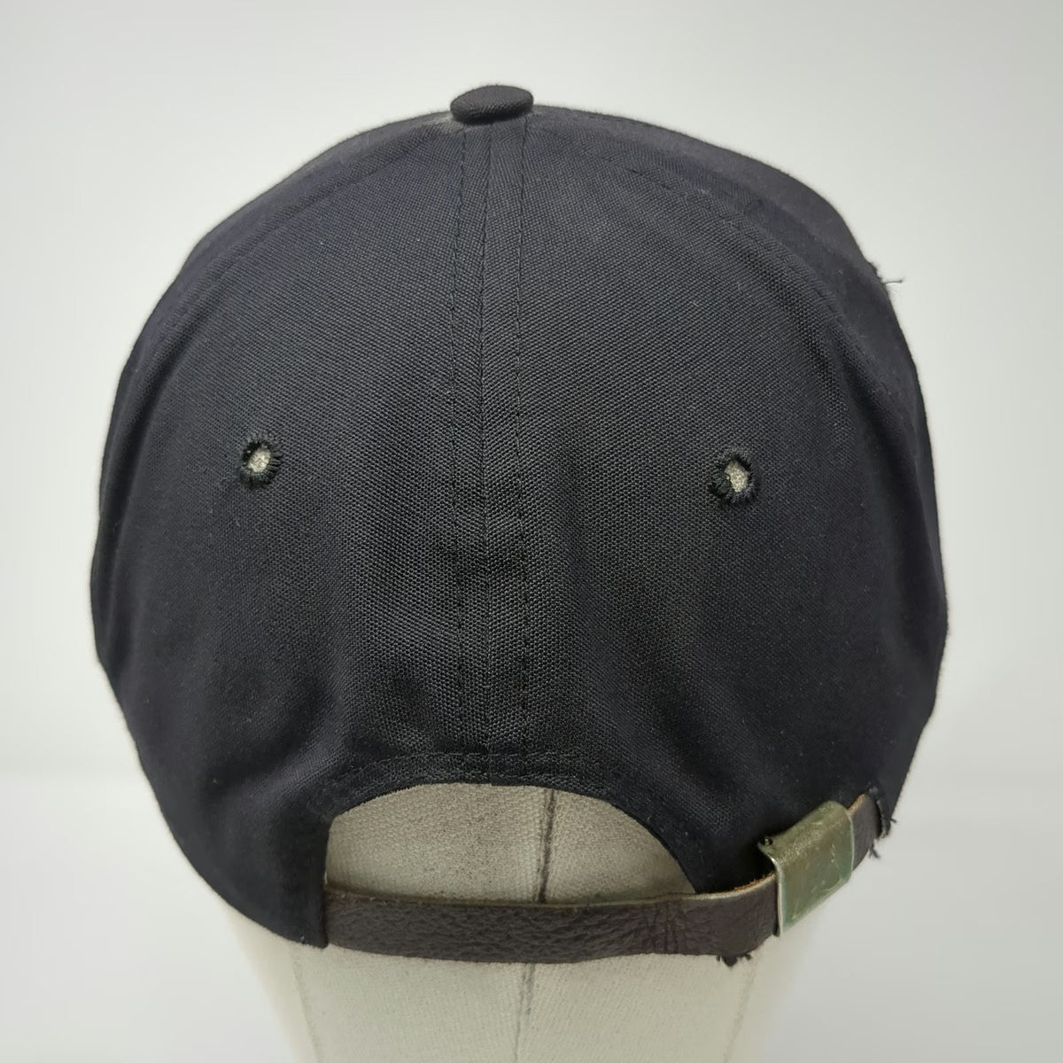Titleist Baseball Cap Black One Size Texace USA Made Slideback Hat Golf Vintage