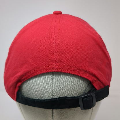 Mount Gay Rum Baseball Cap Red One Size Figawi Race 2005 Barbados Map Cotton Hat