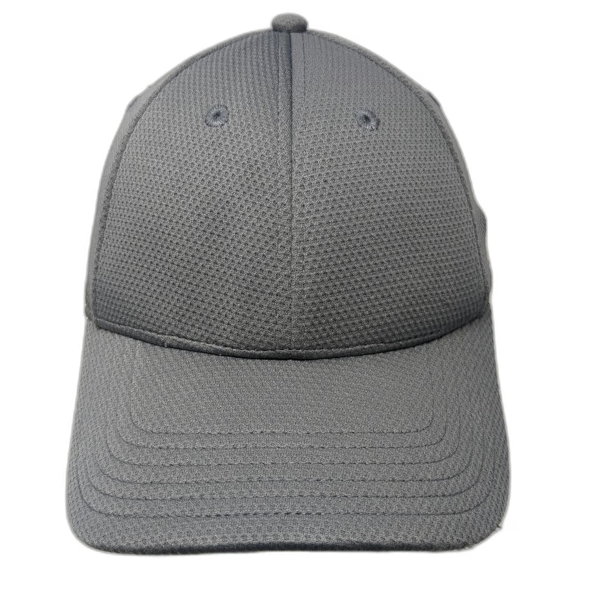 Under Armour Baseball Cap Gray L Stretch Fit Honeycomb Mesh Structured Logo Hat