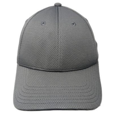 Under Armour Baseball Cap Gray L Stretch Fit Honeycomb Mesh Structured Logo Hat