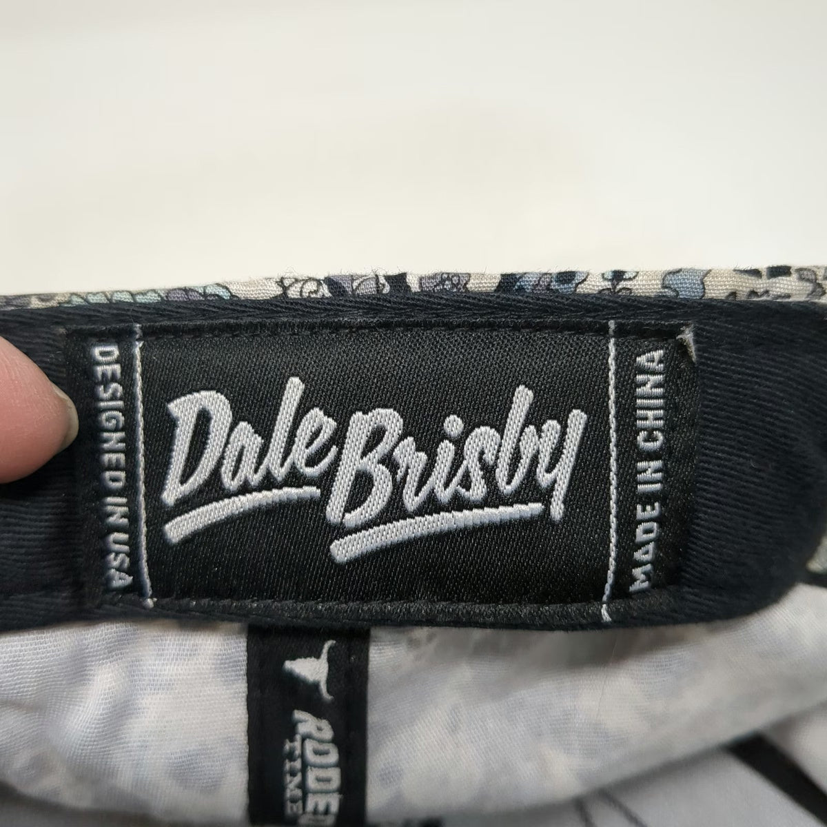 Dale Brisby Snapback Black One Size Ridin Bulls Punchin Fools Paisley Rodeo Hat
