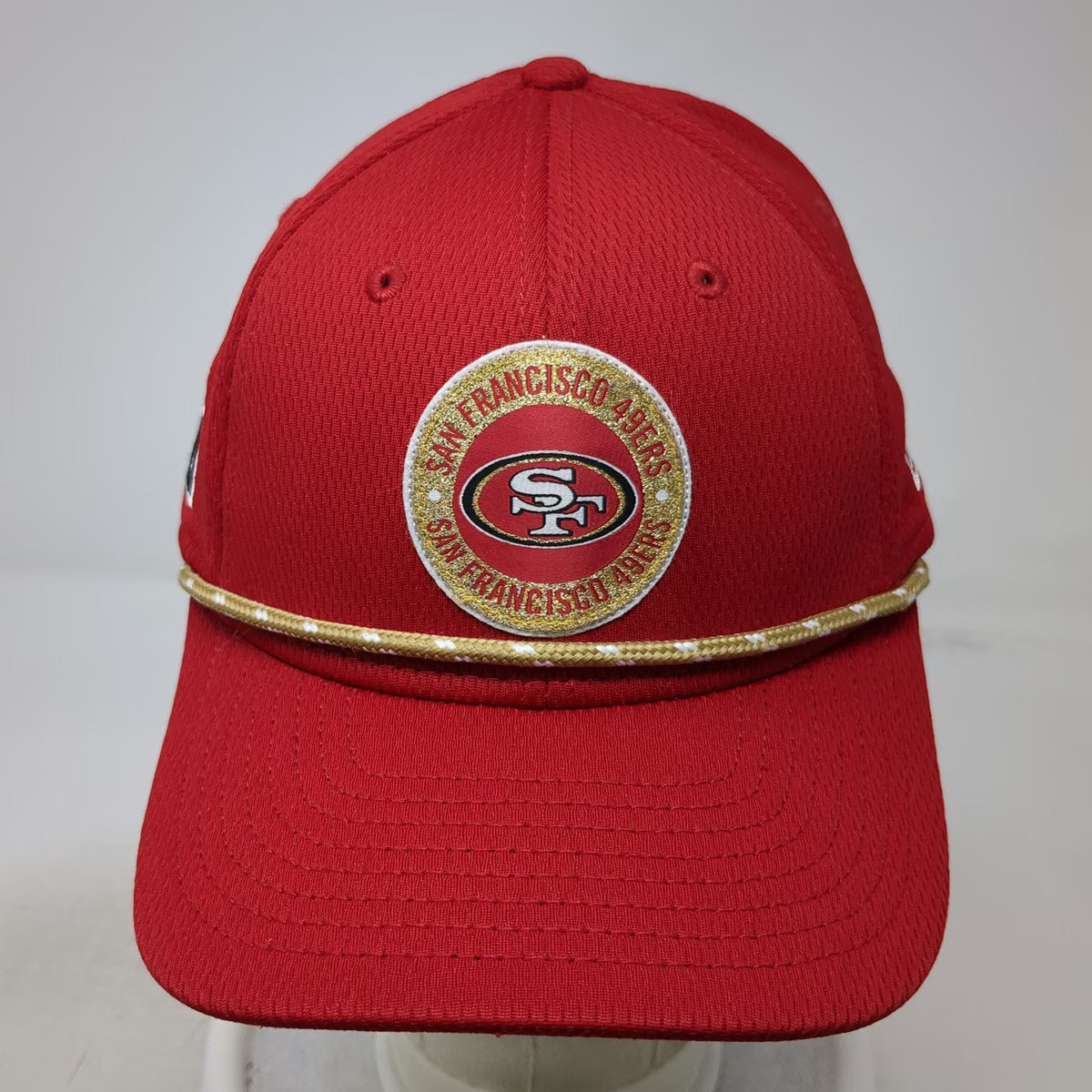 New Era NFL San Francisco 49ers Snapback Hat Red One Size Rope Patch 9SEVENTY