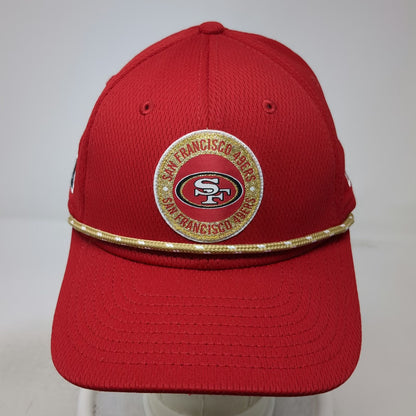 New Era NFL San Francisco 49ers Snapback Hat Red One Size Rope Patch 9SEVENTY