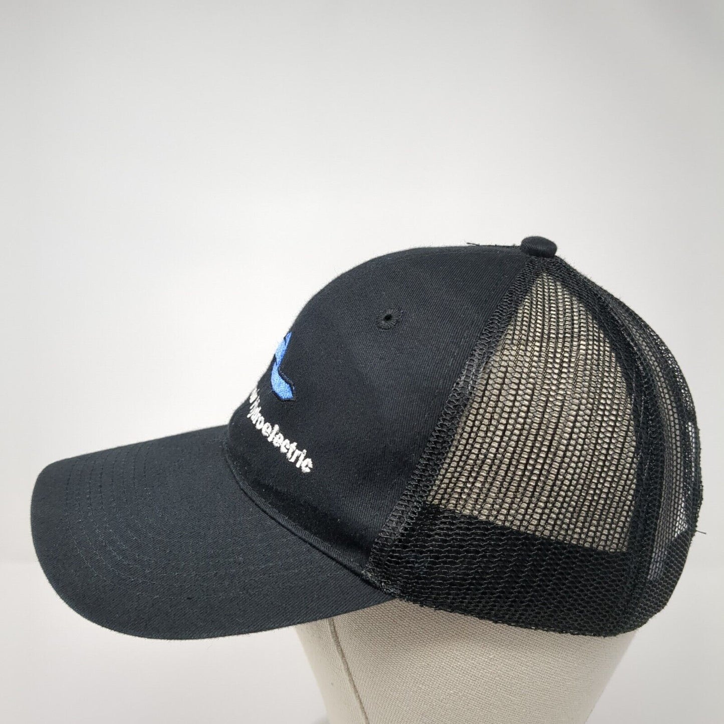 Magic Reservoir Hydroelectric Strapback Trucker Hat Black OS Adjustable Mesh