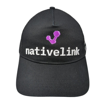 Nativelink Enter The Shipstorm Snapback Trucker Hat Black OS Adjustable Mesh