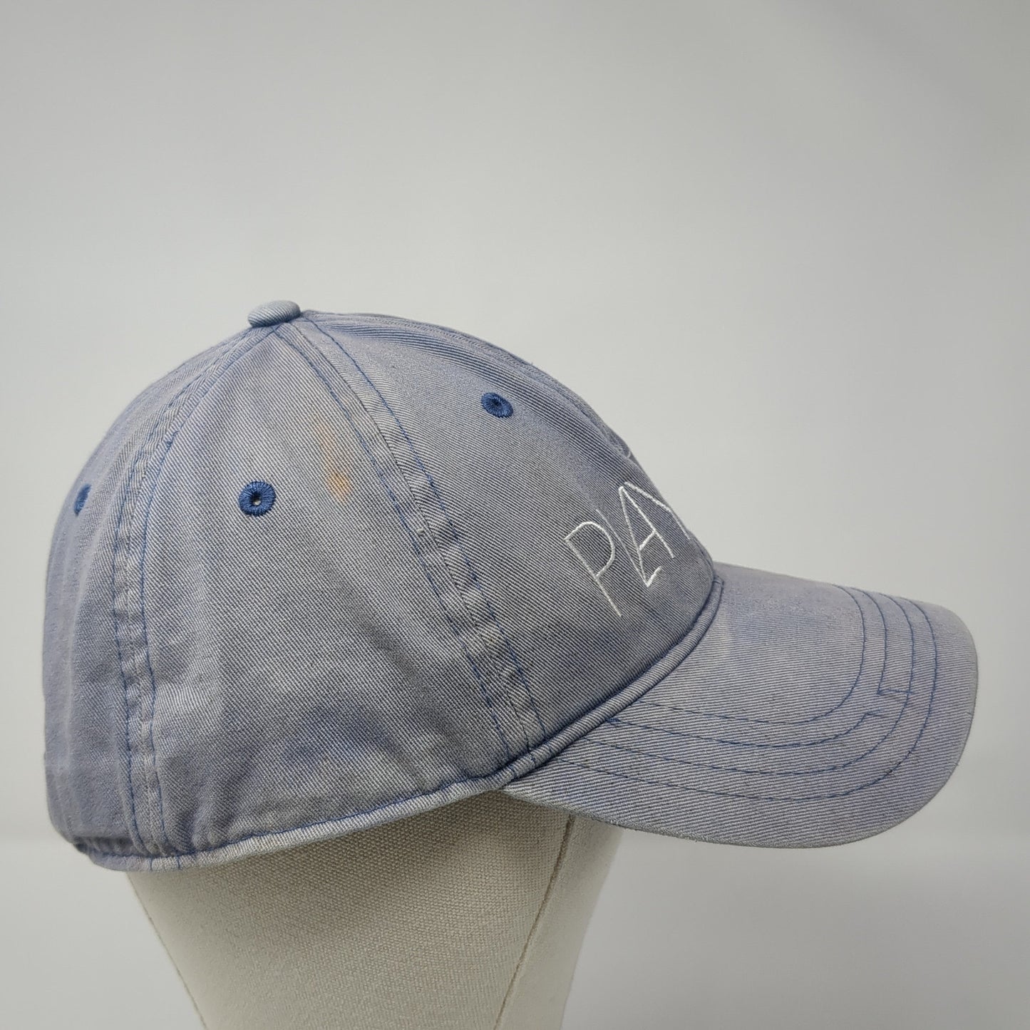 Player Slideback Hat Blue One Size Adjustable Embroidered 6 Panel