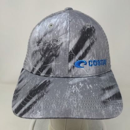 Costa Del Mar Snapback Trucker Hat Multicolor One Size Embroidered Mesh Back
