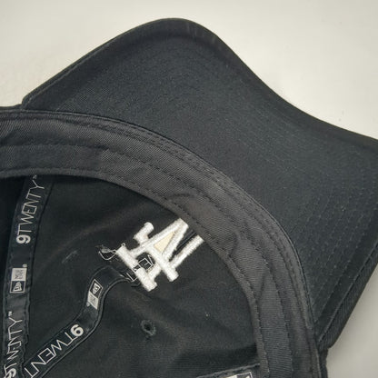 New Era Los Angeles Dodgers MLB Baseball Cap Black One Size 9TWENTY Upside Hat