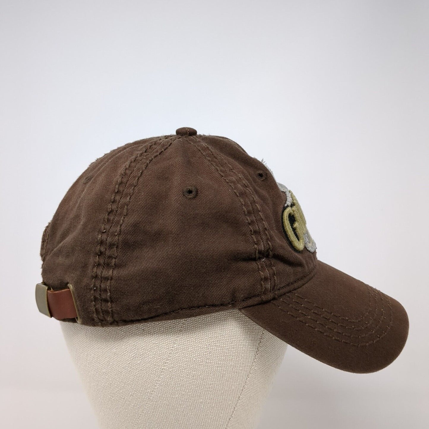 Guinness Slideback Hat Brown One Size Adjustable Embroidered 6 Panel Cotton