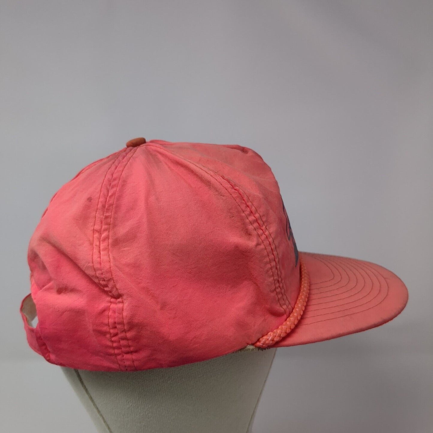 Celebrate Idaho Centennial 1890-1990 Strapback Hat Pink OS Adjustable Rope Mohrs