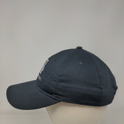 Hera Flight Strapback Hat Black One Size Embroidered Port & Company