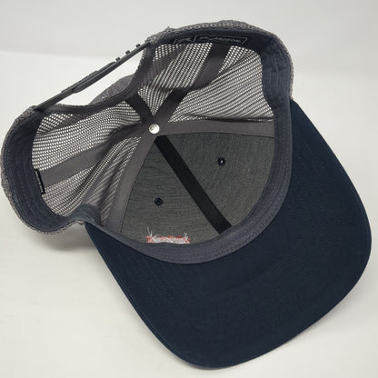 Meadow Gold Snpabck Trucker Hat Blue One Size Adjustable Mesh Back Richardson