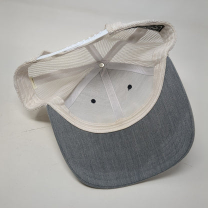 Richardson Snapback Mesh Back Trucker Hat Multi One Size Leather Patch