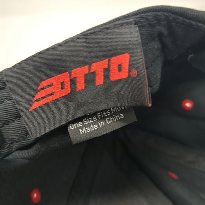 Otto Baseball Cap Black Blue Red White OSFM Bar J Wranglers American Flag Hat