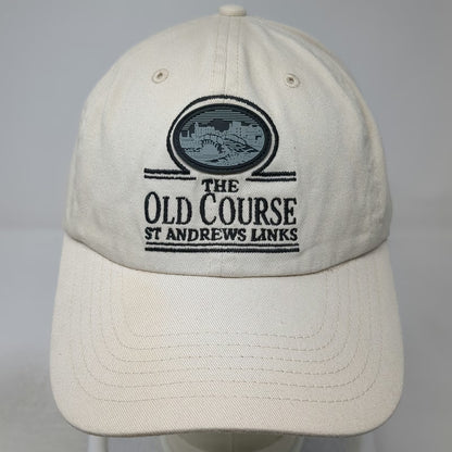 Old Course St Andrews Links Baseball Cap Beige One Size Strapback Golf Hat