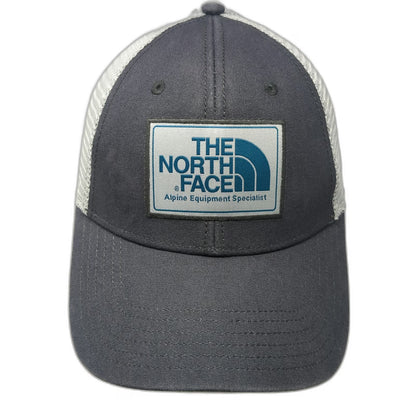 The North Face Trucker Hat Gray One Size Snapback Mesh Alpine Specialist Patch