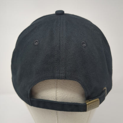 ABB Slideback Hat Black One Size Adjustable Embroidered 6 Panel Outdoor