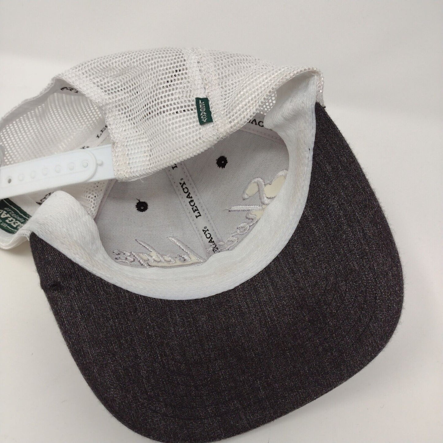 Shore Lodge McCall Idaho Snapback Trucker Hat Gray OSFA Mesh Back Legacy