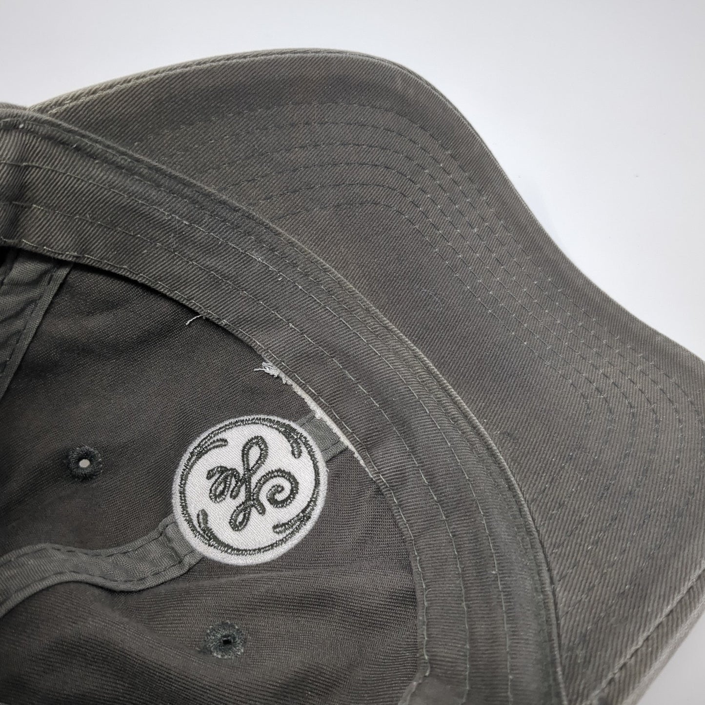 GE Imagination at Work Baseball Cap Brown One Size Adjustable Embroidered Cotton