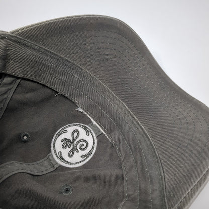 GE Imagination at Work Baseball Cap Brown One Size Adjustable Embroidered Cotton