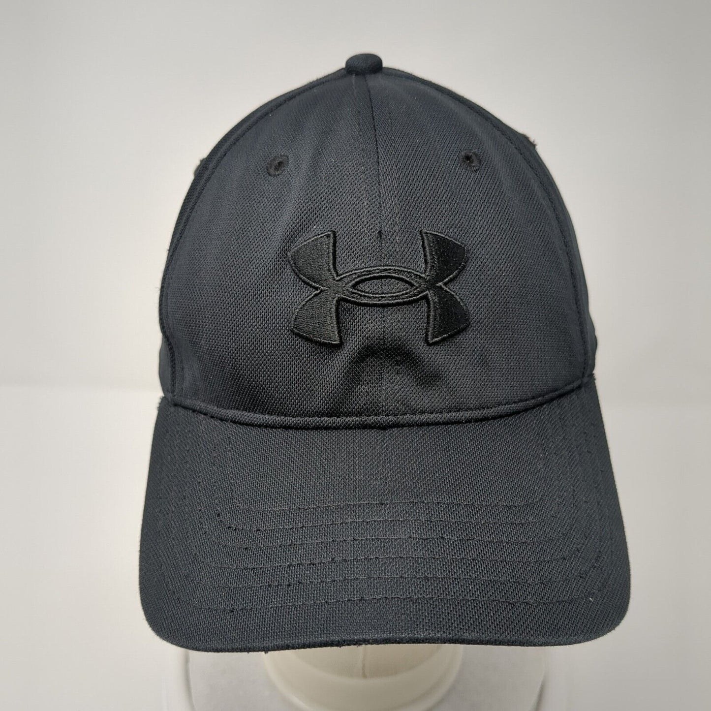 Under Armour Fitted Hat Black Large/XL Solid Embroidered 6 Panel