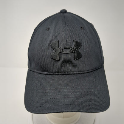 Under Armour Fitted Hat Black Large/XL Solid Embroidered 6 Panel