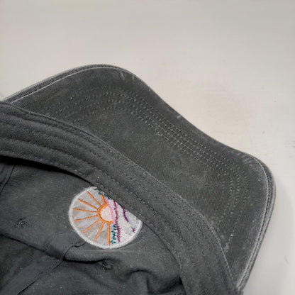 California Slideback Hat Gray OSFM Adjustable Embroidered 6 Panel Home Free