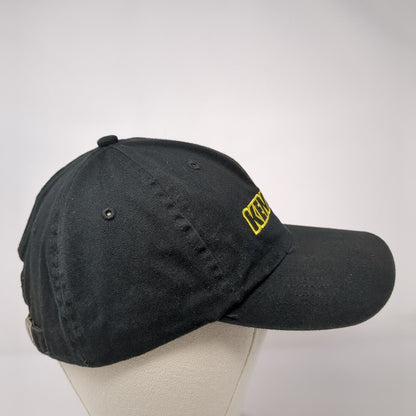Kendall Slideback Hat Black OSFA Adjustable Embroidered 6 Panel HG