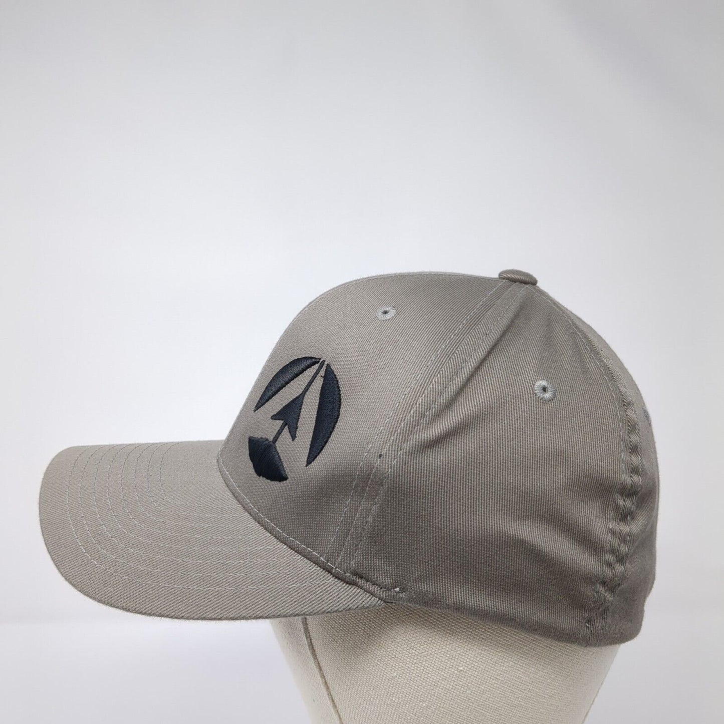 Brick House Recovery Fitted Hat Gray S/M Embroidered Flexfit Yupoong