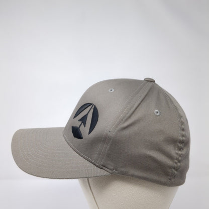 Brick House Recovery Fitted Hat Gray S/M Embroidered Flexfit Yupoong