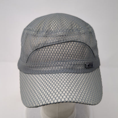 Unbranded Slideback Cadet Army Hat Gray One Size Adjustable Mesh Solid
