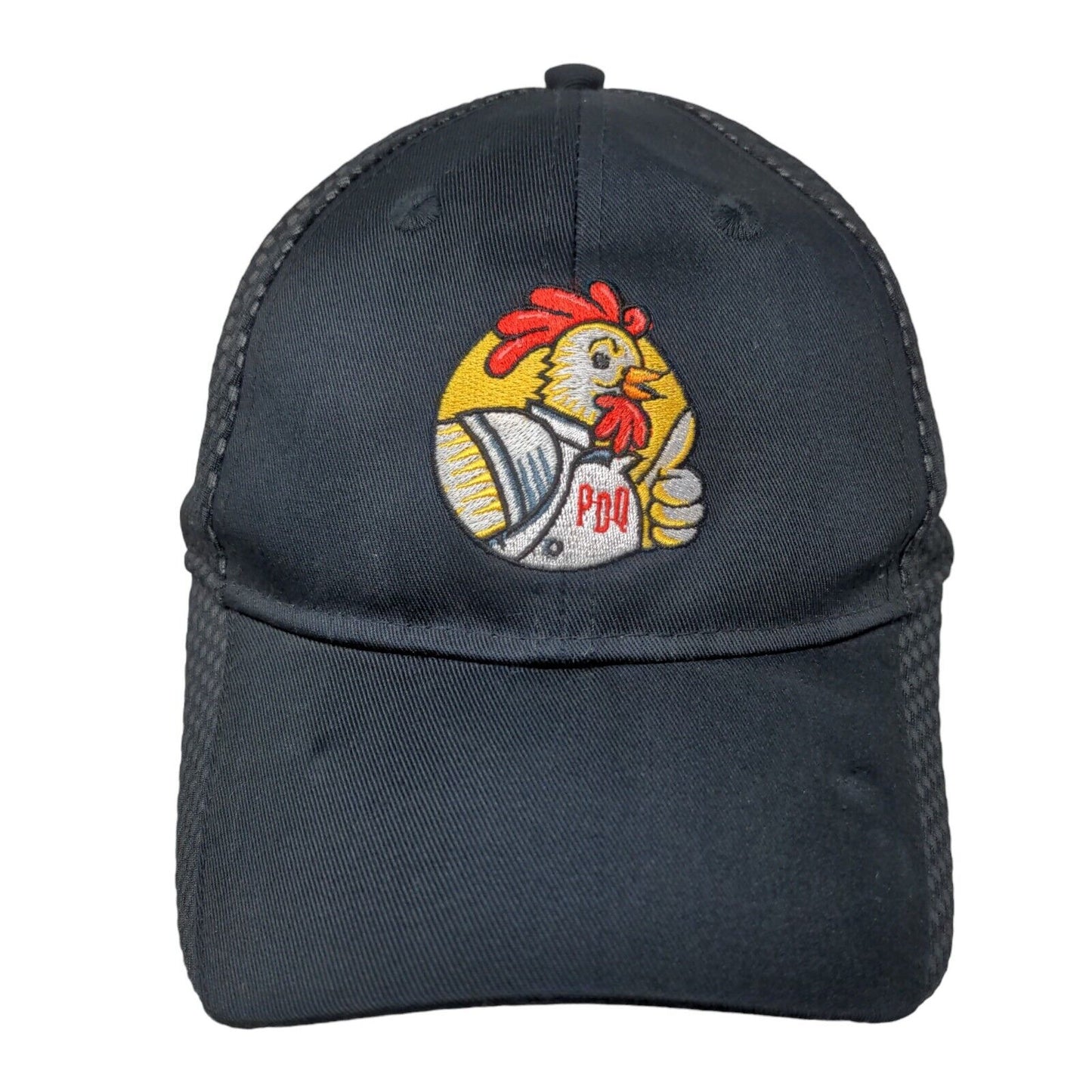 Port Authority Men's Strapback Hat Multicolor Embroidered PDQ Chicken Logo