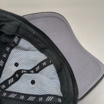 Adidas Trefoil Logo Slideback Hat Black OSFM Embroidered 6 Panel