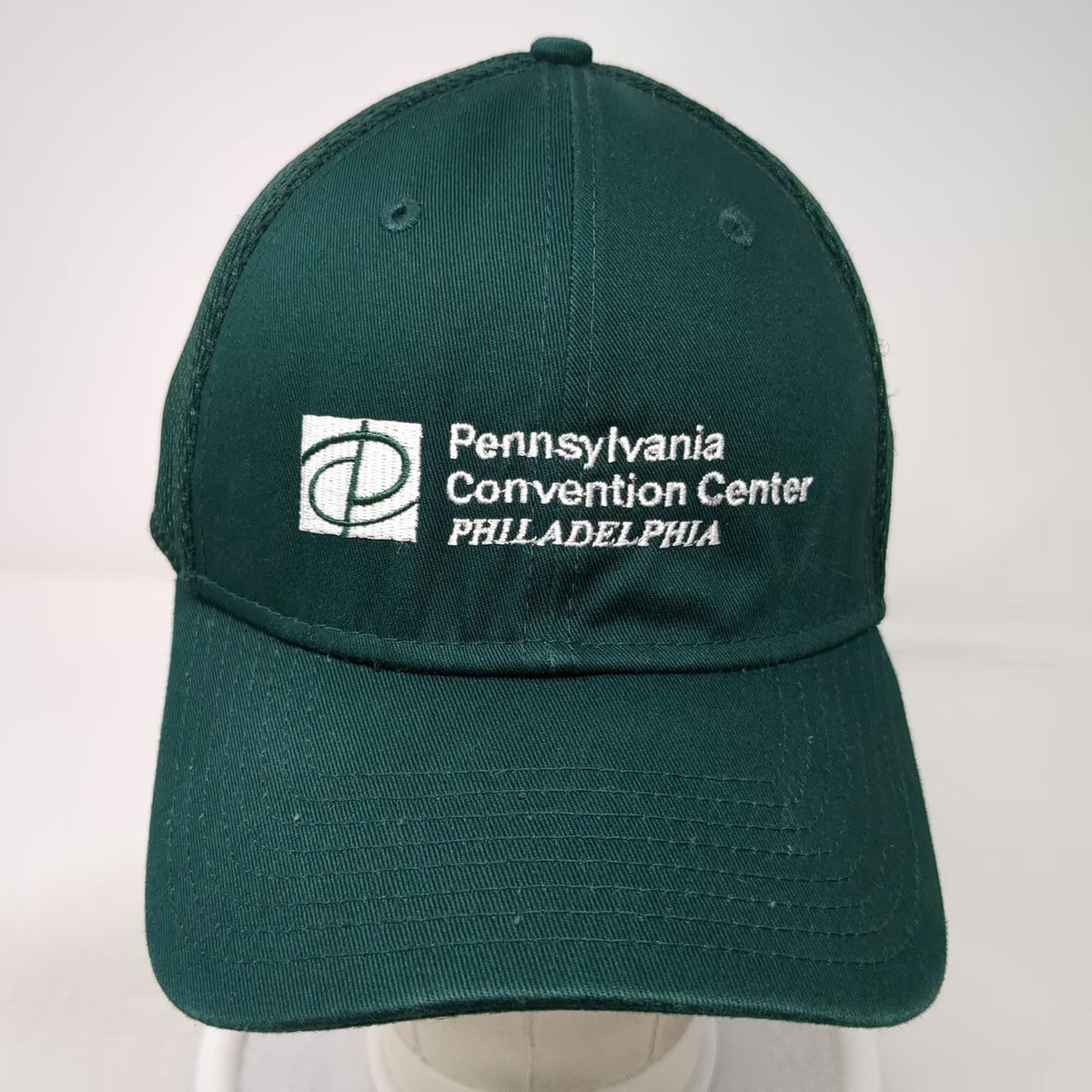 New Era Baseball Cap Green White L Pennsylvania Convention Center Hat 39THIRTY
