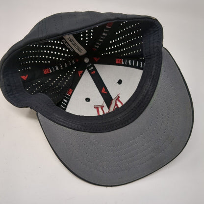 Letter N Fitted Hat Black XS Embroidered Flexfit Pacific Headwear