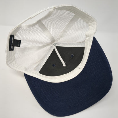 Wallowa Mountains Bicycle Club Snapback Trucker Hat Blue OS Port Authority