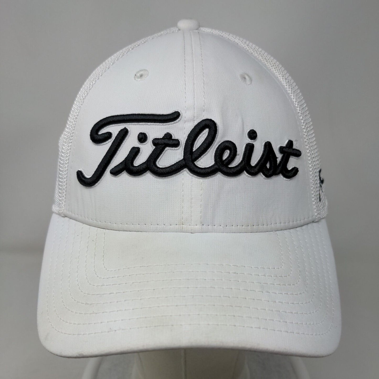 Titleist FJ Pro V1 Fitted Hat White M/L Golf's Symbol Of Excellence
