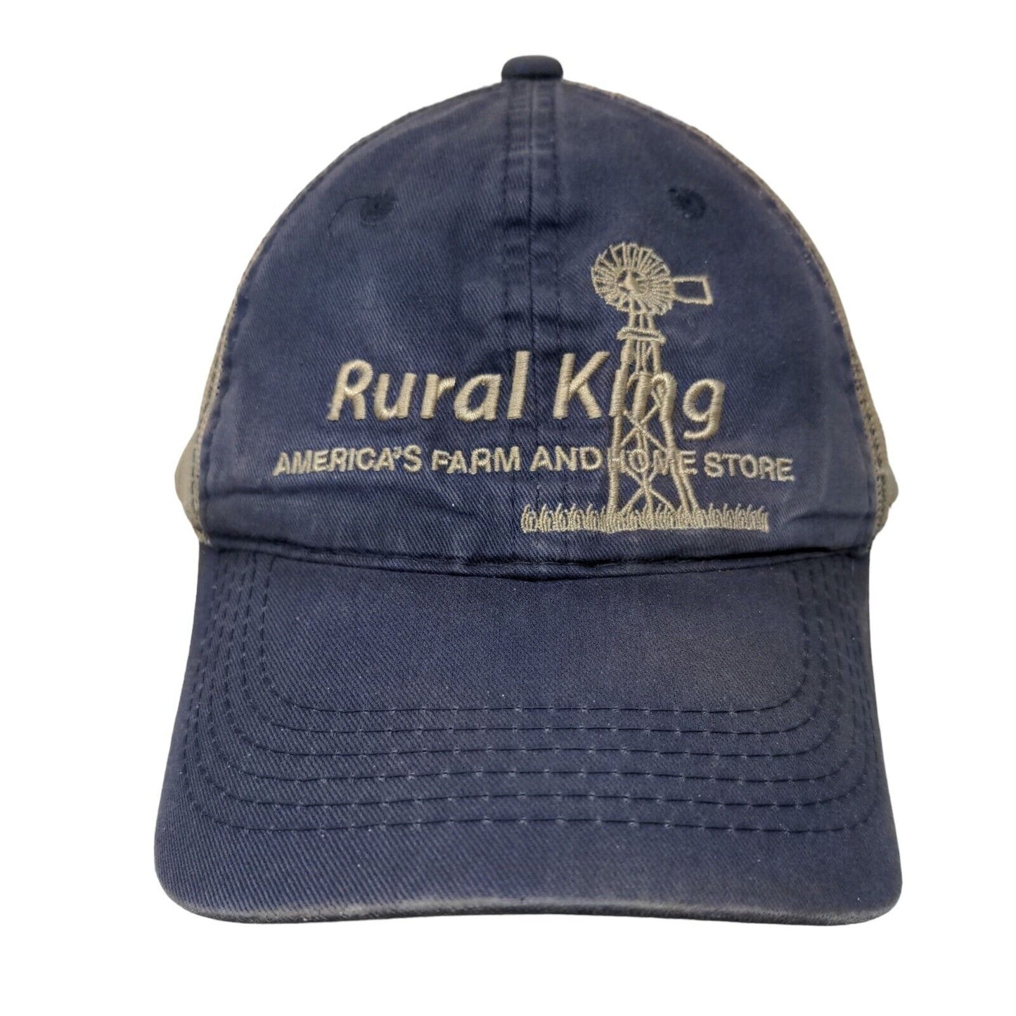 Rural King America's Farm And Home Store Slideback Trucker Hat Blue OSFM